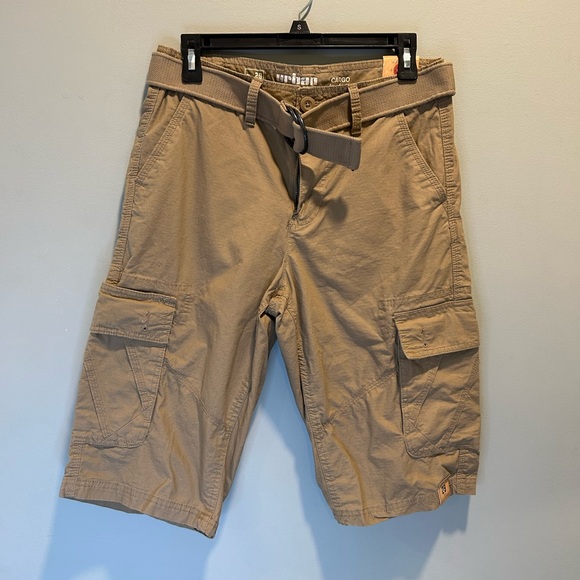 Urban Pipeline Men's Cargo Shorts Khaki Brown 29 Waist NWT - Picture 1 of 9